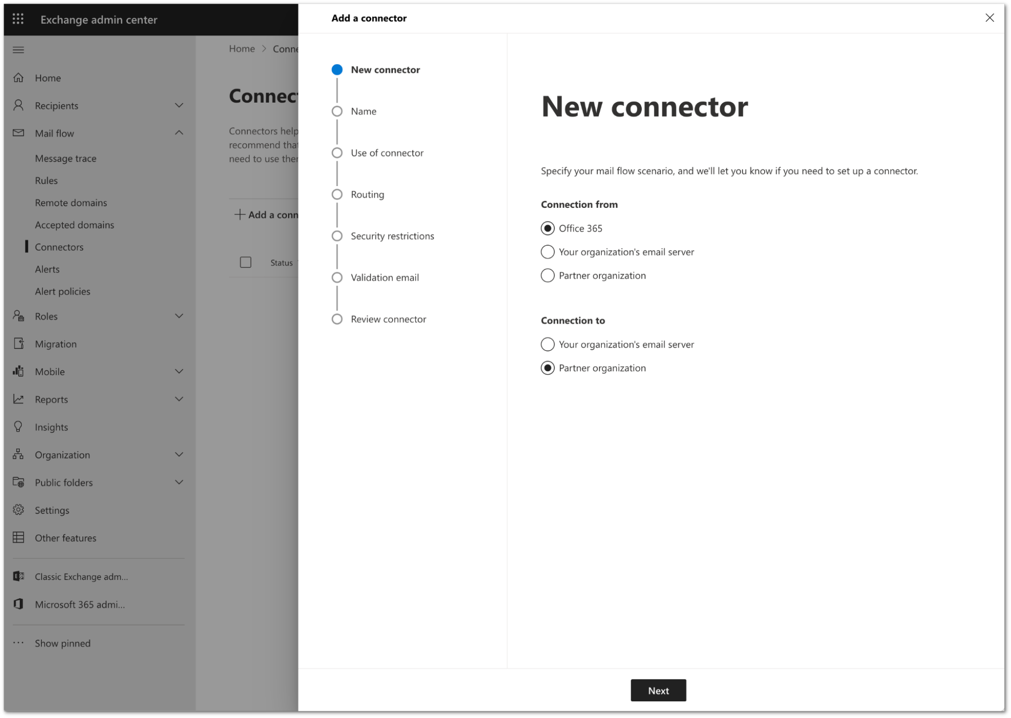 Configure the connector